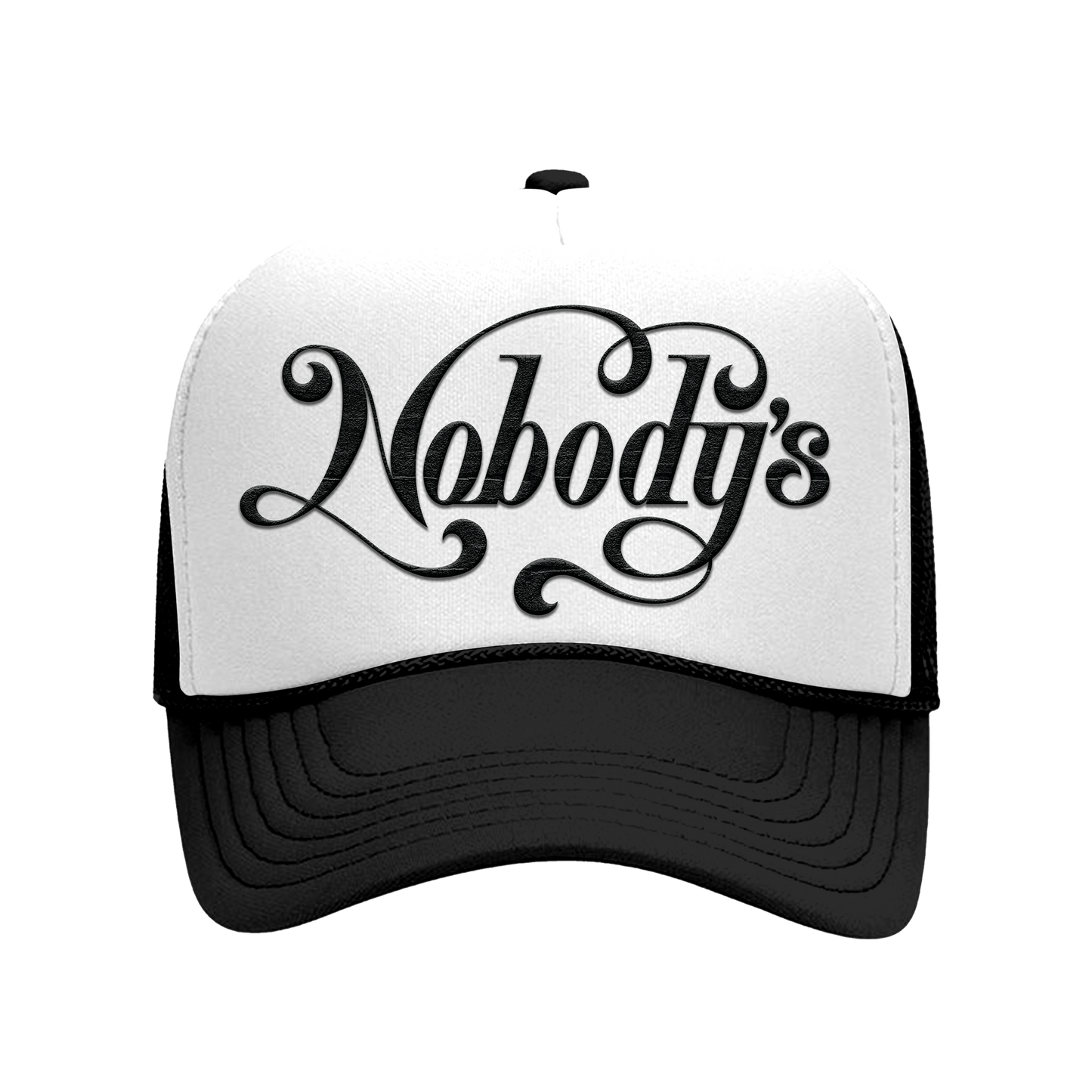 Nobody's Girl Hat - Black & White