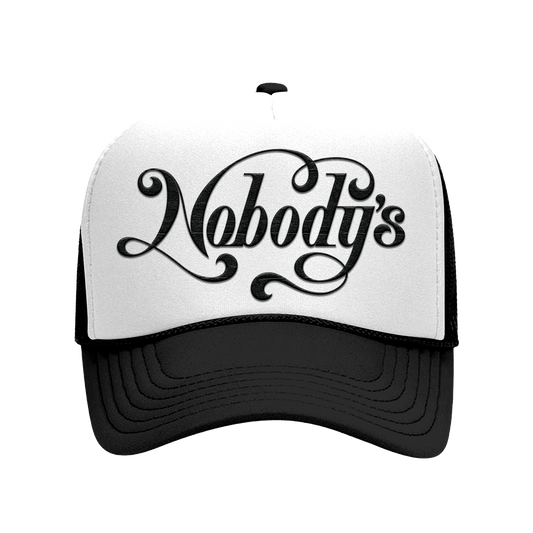 Nobody's Girl Hat - Black & White